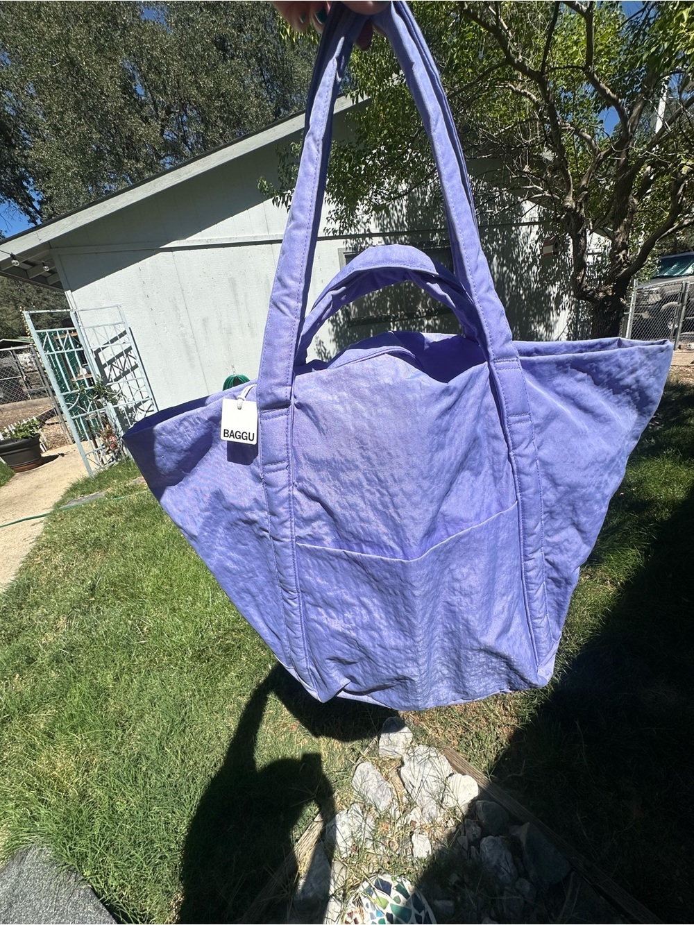 Baggu bluebell travel cloud tote - Picture 3 of 5